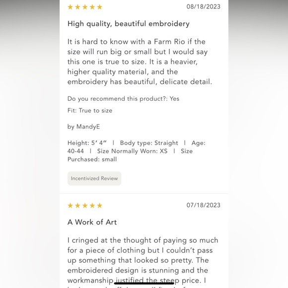 FARM RIO EMBROIDERED PEPLUM ROMPER SIZE Medium - Picture 9 of 9